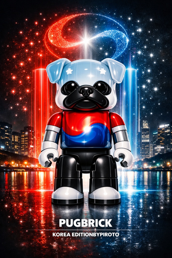 PUGBRICK® – KOREA Edition#003 by PIROTO【ダウンロードデータ販売】Digital Art Print
