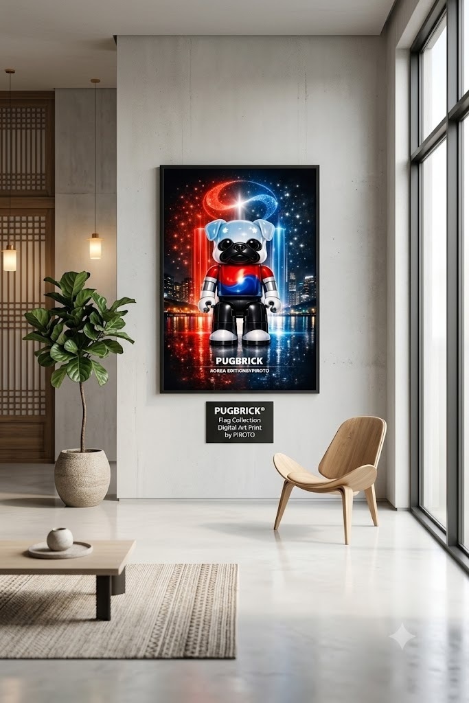 PUGBRICK® – KOREA Edition#003 by PIROTO【ダウンロードデータ販売】Digital Art Print