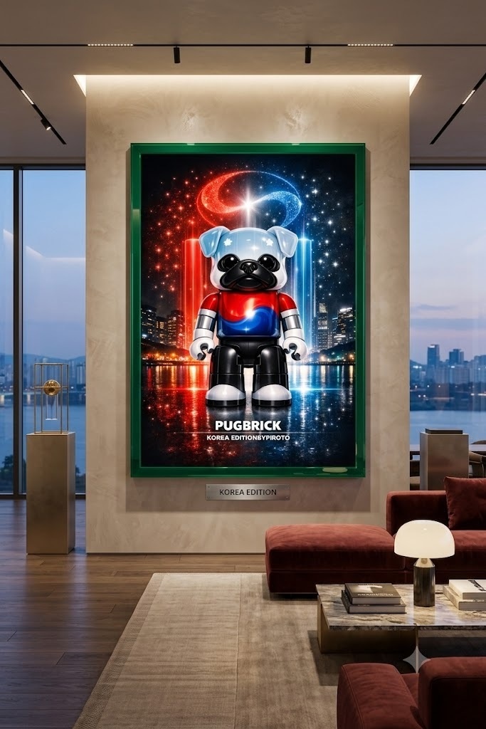 PUGBRICK® – KOREA Edition#003 by PIROTO【ダウンロードデータ販売】Digital Art Print