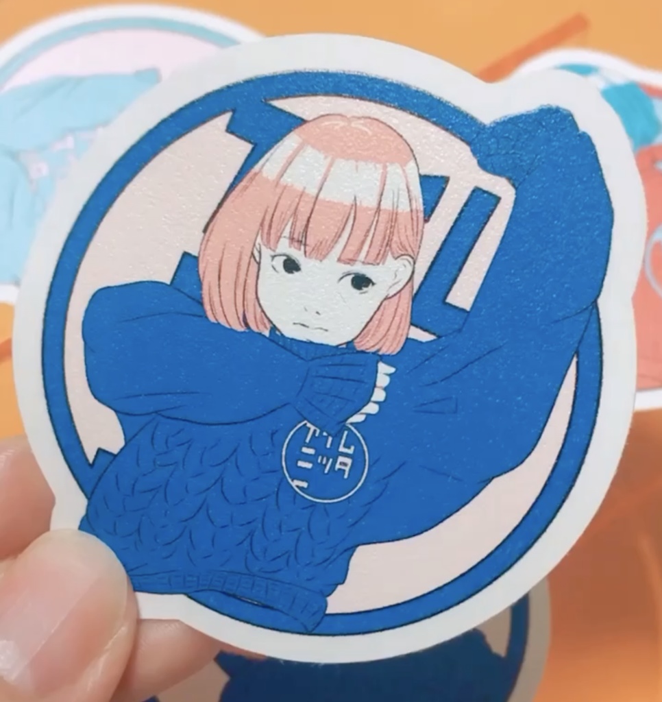 ステッカー「アイム・ニッター」