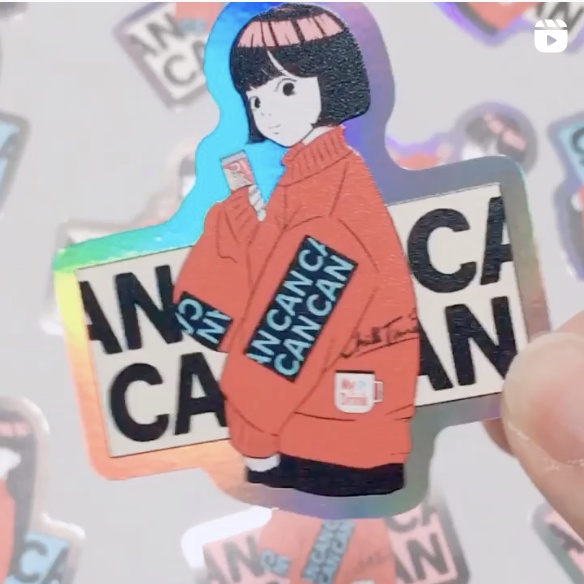 ステッカー「CAN CAN CAN コンポタ缶」デザフェスvol.56