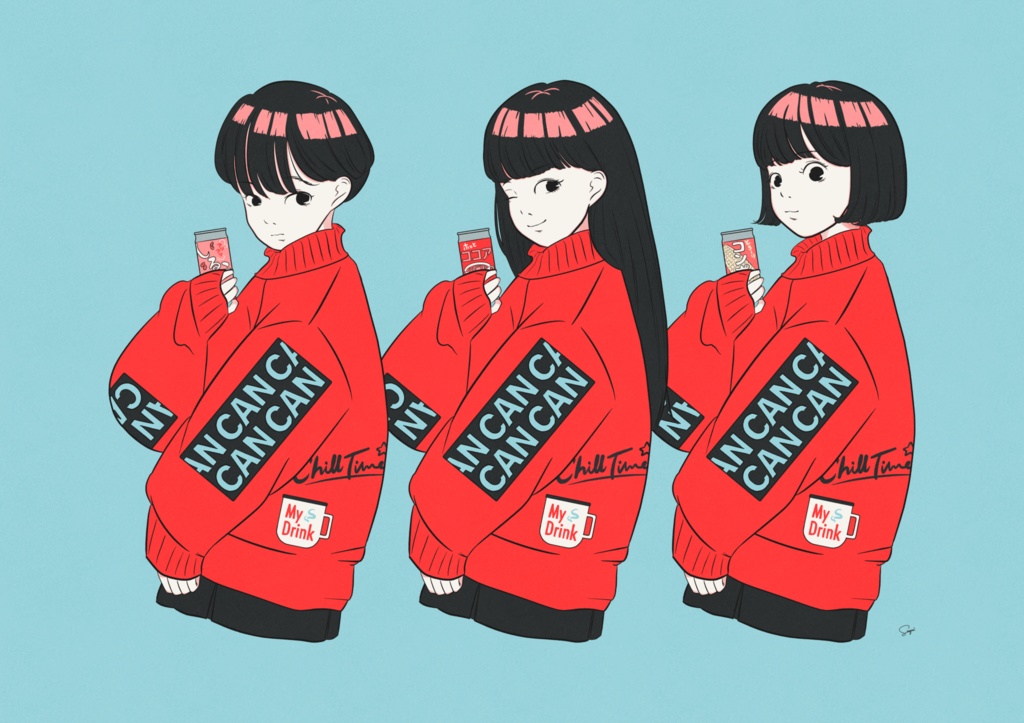 ポストカード「CAN CAN CAN」