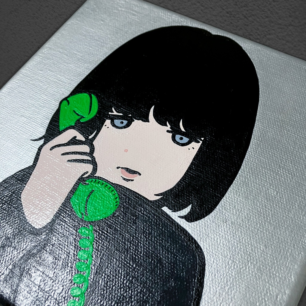 原画:〇〇○に 電話をかけてみた