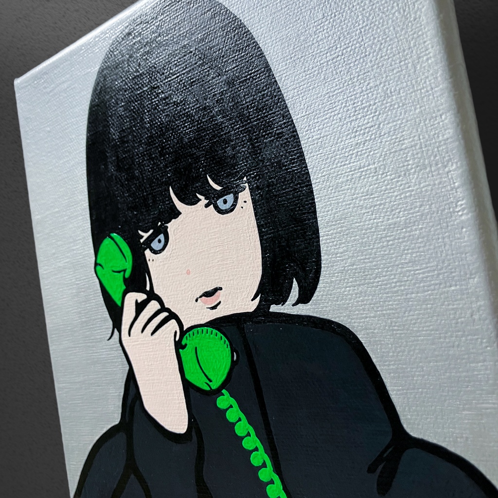 原画:〇〇○に 電話をかけてみた