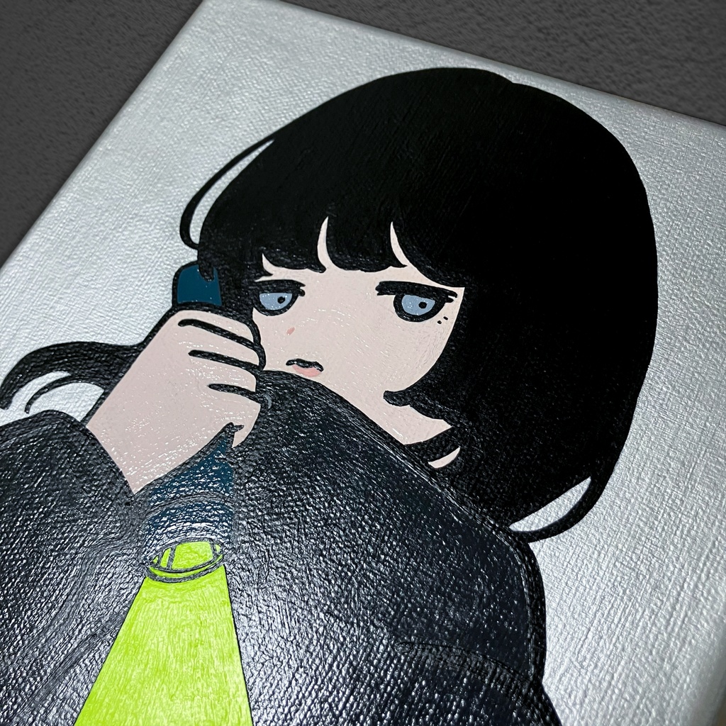 原画:懐中電灯 を装備した