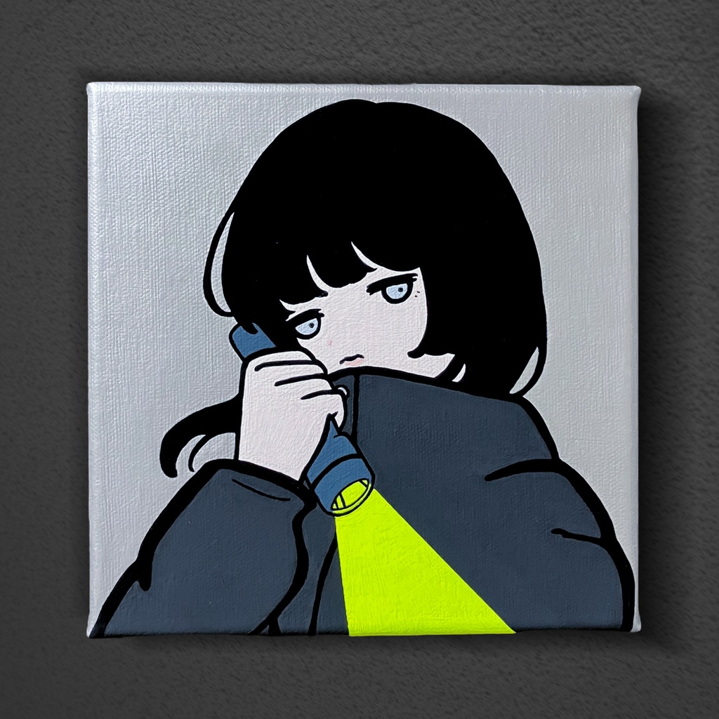 原画：懐中電灯　を装備した