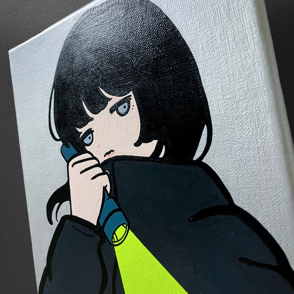 原画:懐中電灯 を装備した