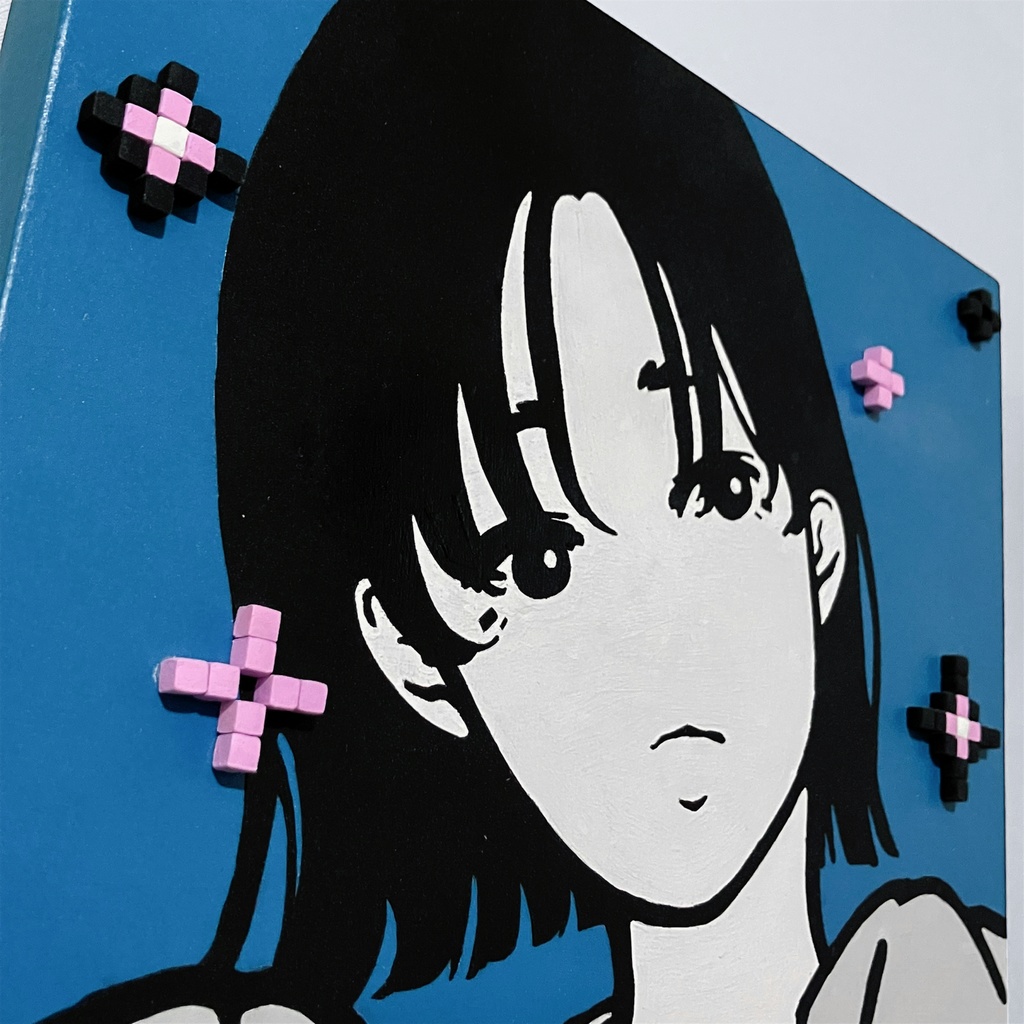 原画:Good night, melancholy. 凛と揺れる青