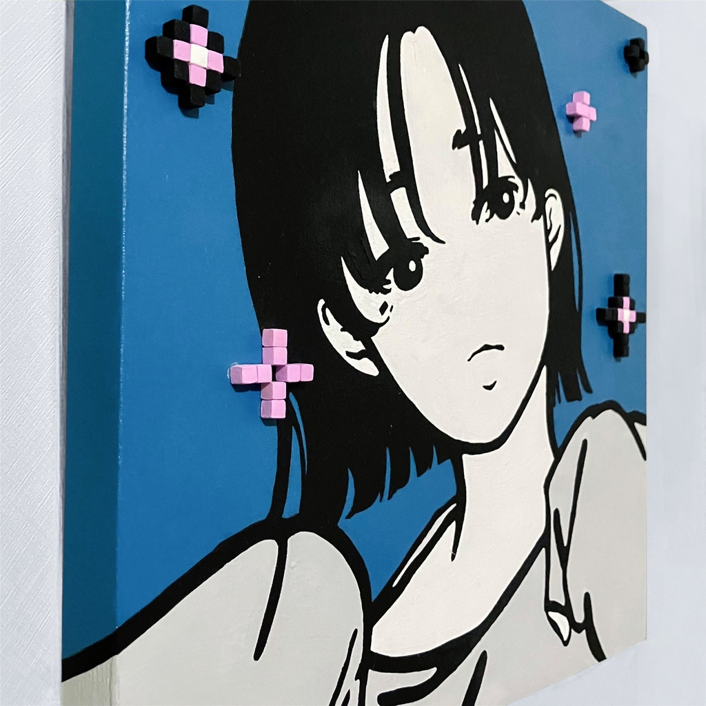 原画:Good night, melancholy. 凛と揺れる青