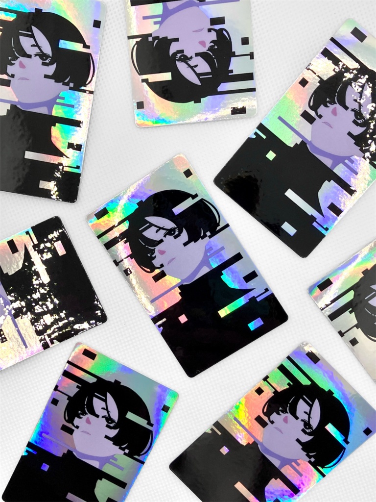 ステッカー「shadow girl」