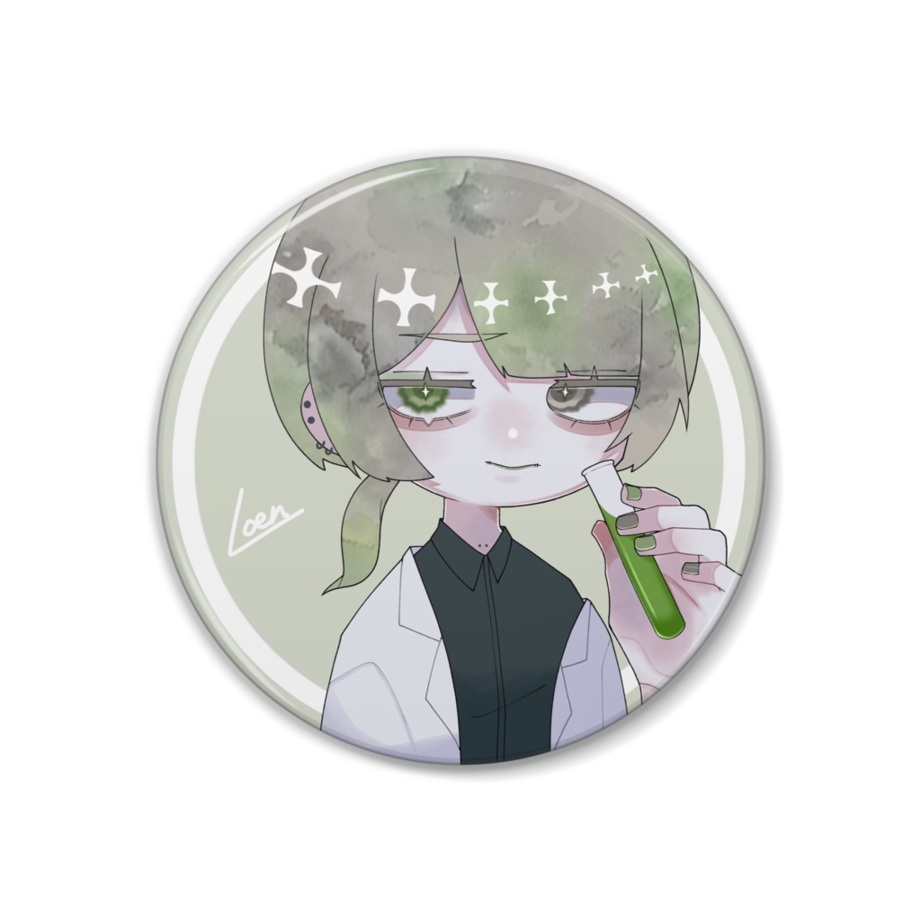 けんきゅういん缶バッジ