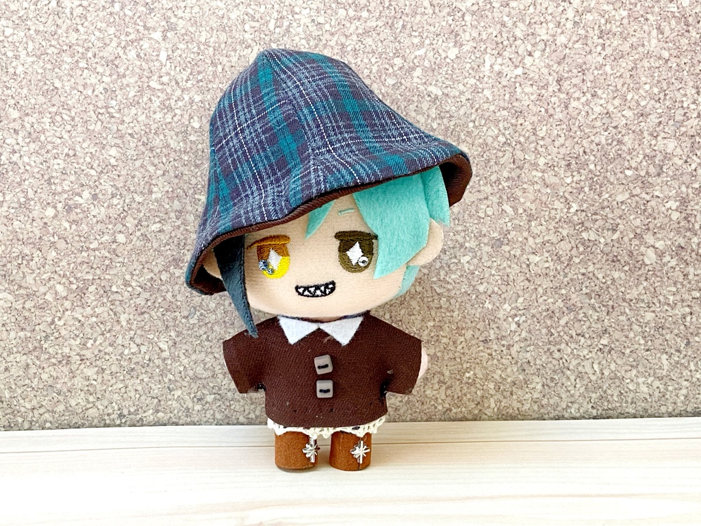 *ぬい用*チューリップハット-チェック-*