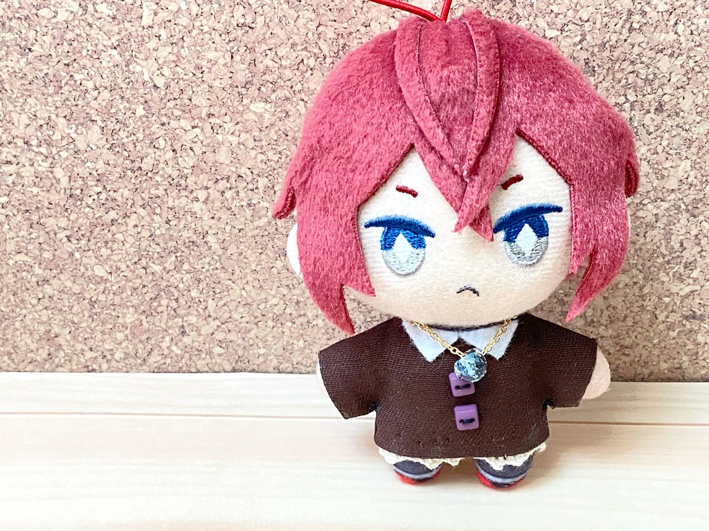 *ぬい用*ハンドメイドガラスビーズネックレス*