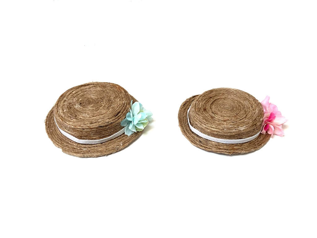 *ぬい用*カンカン帽(花)*