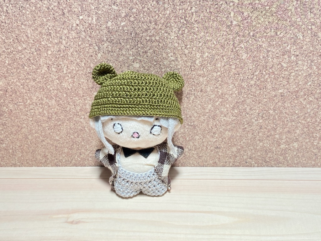 *ぬい用*くまさんベビー帽子*