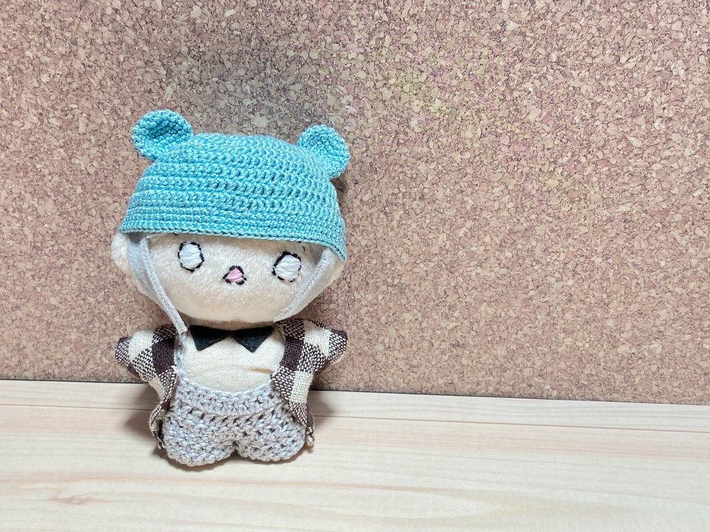 *ぬい用*くまさんベビー帽子*