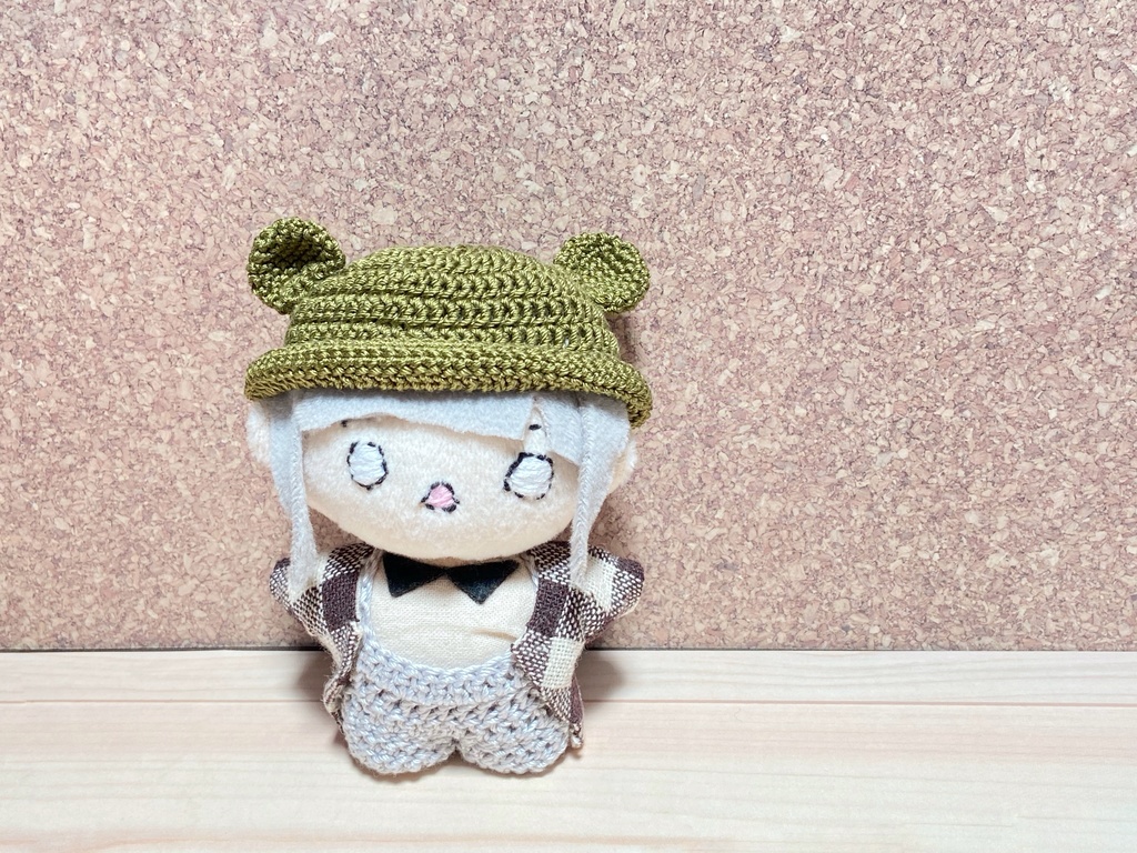 *ぬい用*くまさんベビー帽子*