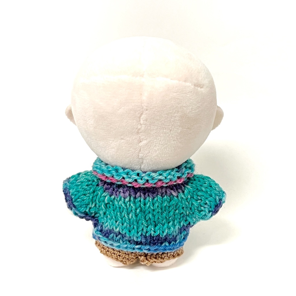 *ぬい用*セーター(ブルーグリーン)*