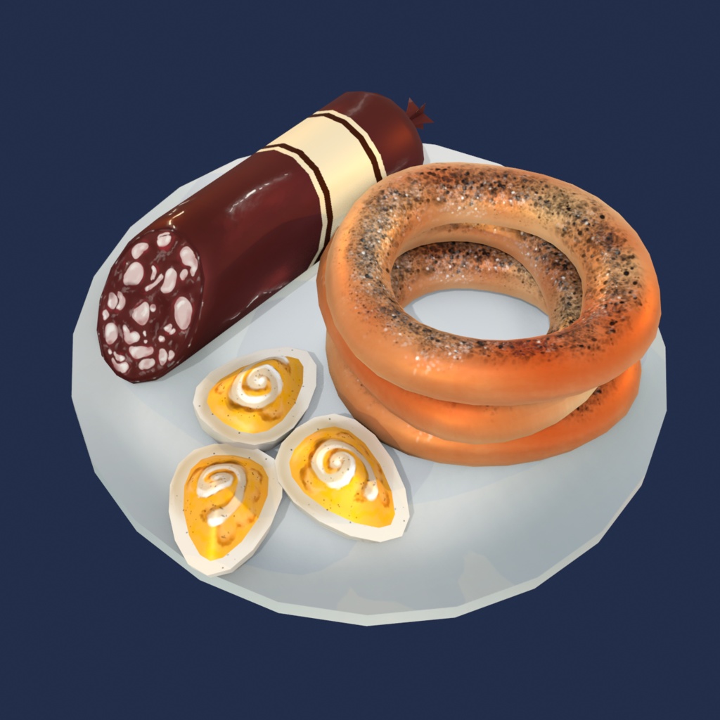 Delicious Food Pack (VTubers and VRChat) | 可愛い食べ物