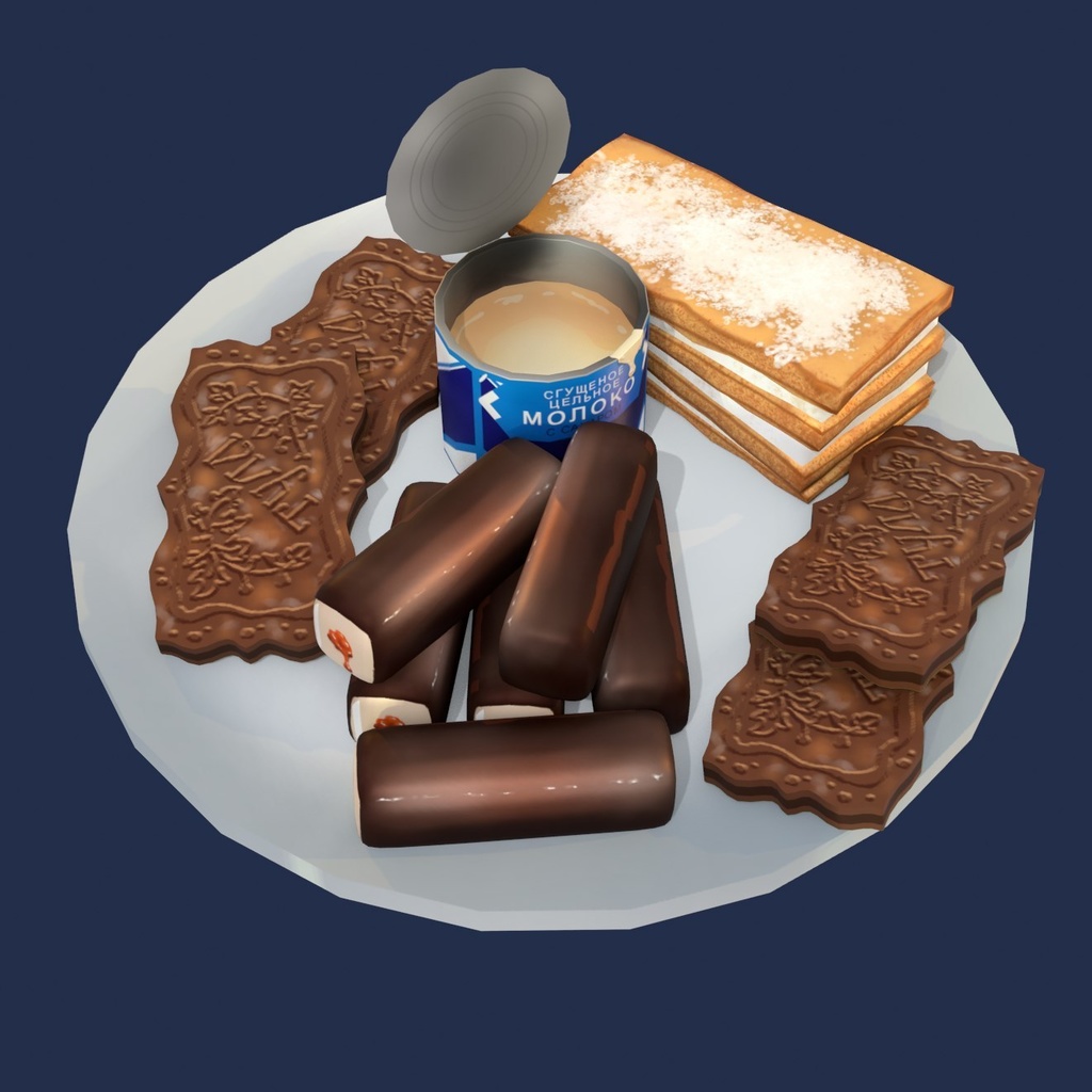 Delicious Food Pack (VTubers and VRChat) | 可愛い食べ物