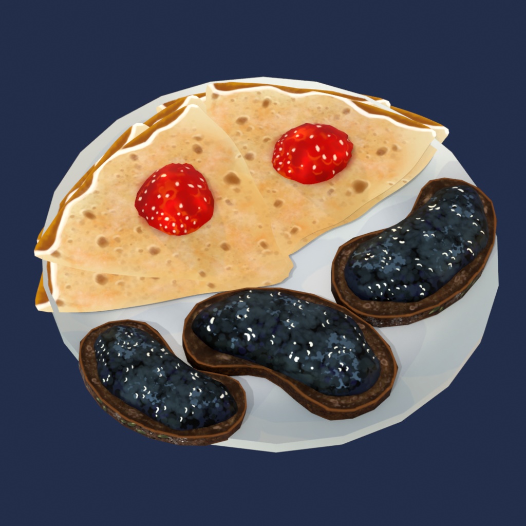 Delicious Food Pack (VTubers and VRChat) | 可愛い食べ物