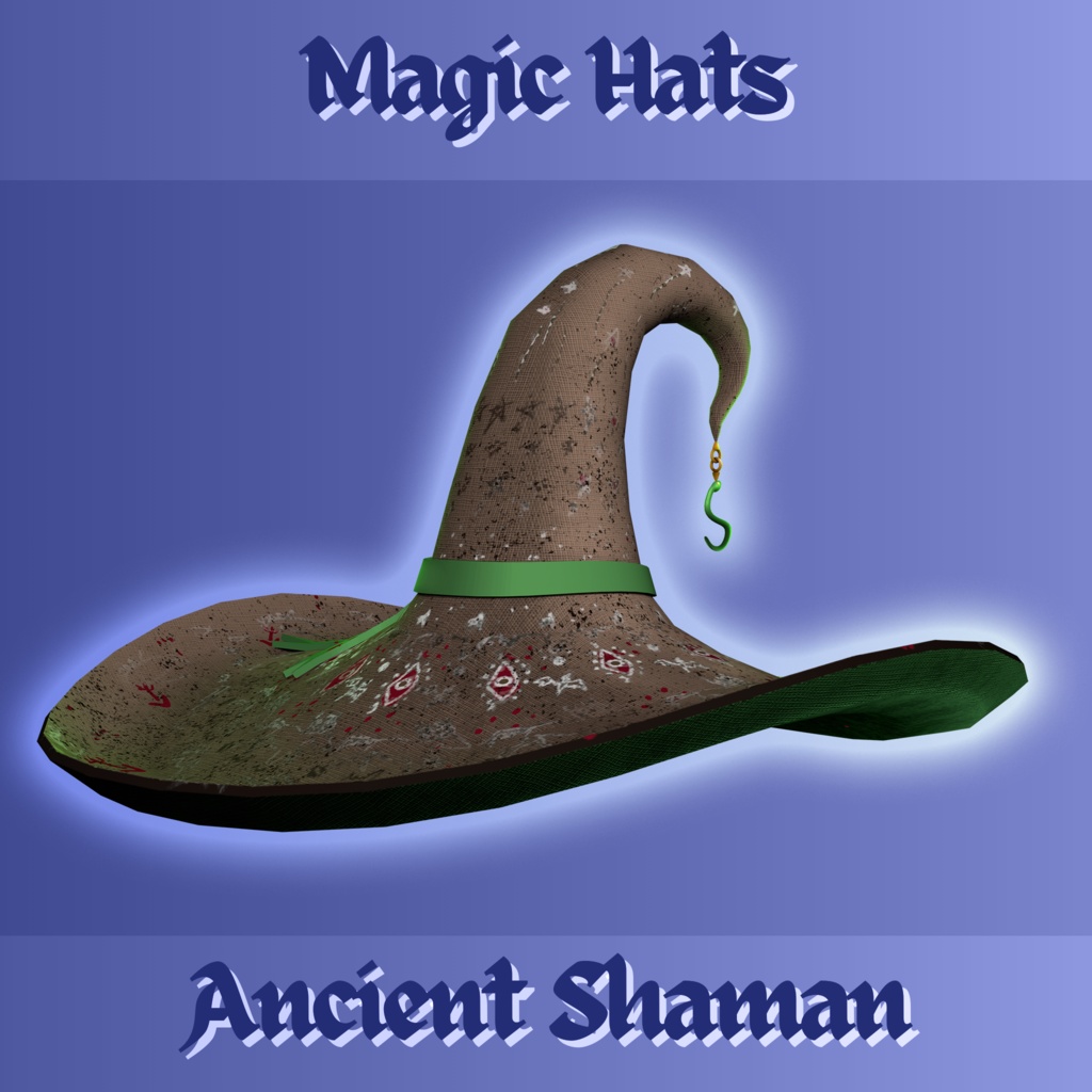 🧙♂️ Magic Wizard Hats Asset Pack | VRCHat | VTubing | Halloween Special 🌟マジックウィザードハットアセットパック| ハロウィンスペシャル 🧙♂️ 마법사 모자 애셋 팩: 할로윈 한정판