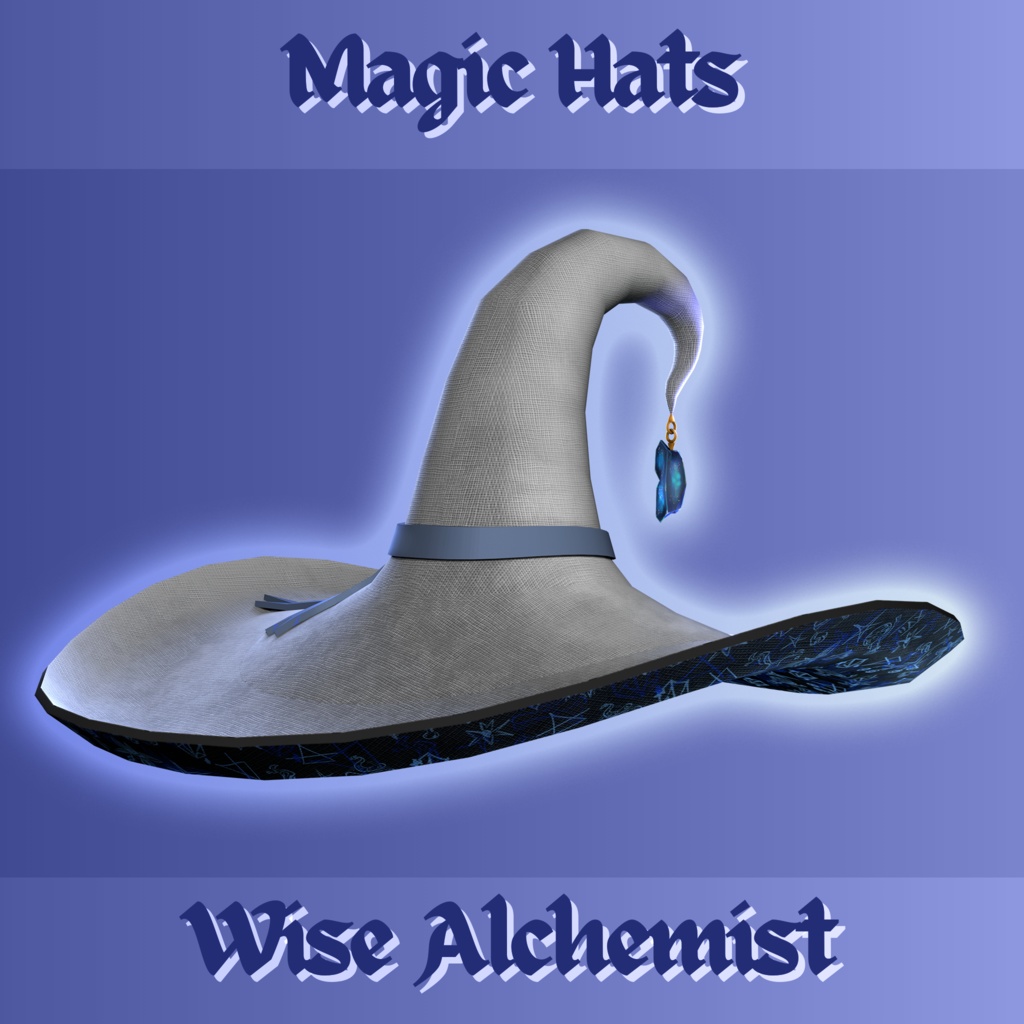 🧙♂️ Magic Wizard Hats Asset Pack | VRCHat | VTubing | Halloween Special 🌟マジックウィザードハットアセットパック| ハロウィンスペシャル 🧙♂️ 마법사 모자 애셋 팩: 할로윈 한정판