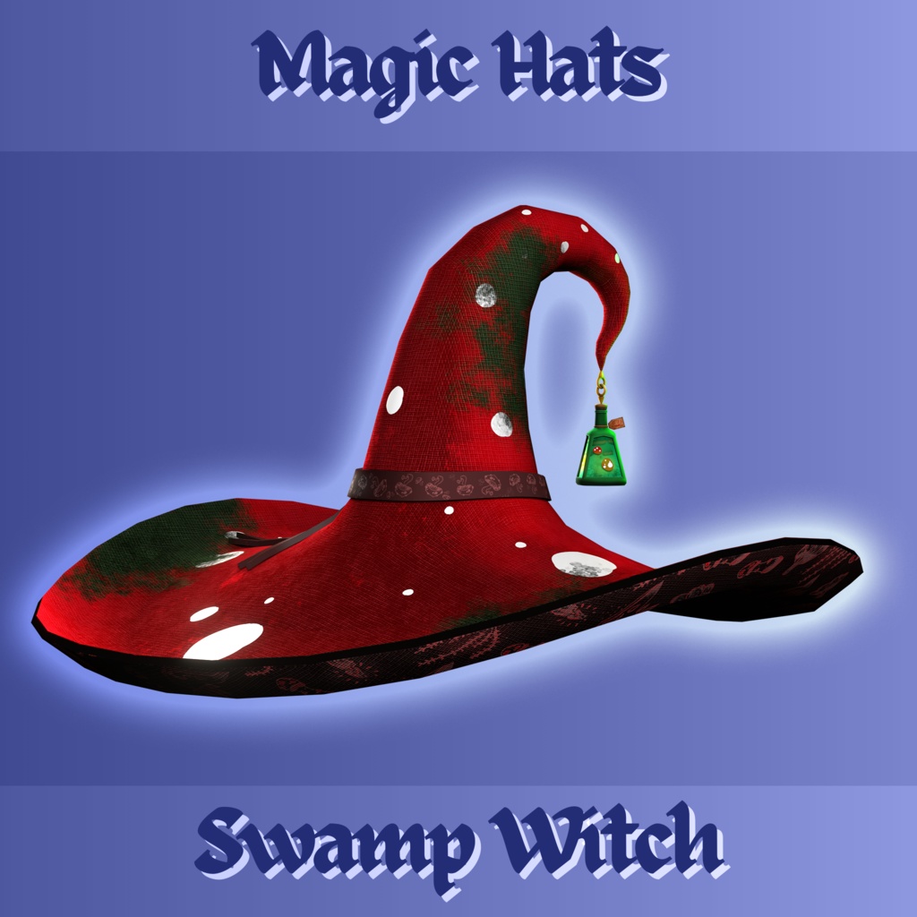 🧙♂️ Magic Wizard Hats Asset Pack | VRCHat | VTubing | Halloween Special 🌟マジックウィザードハットアセットパック| ハロウィンスペシャル 🧙♂️ 마법사 모자 애셋 팩: 할로윈 한정판