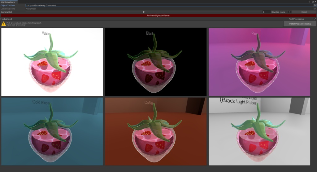 🍓 Crystal Strawberry for VTubers and VRChat | Prop 🍓 クリスタルストロベリー(小道具) 🍓 크리스탈 딸기 (소품)