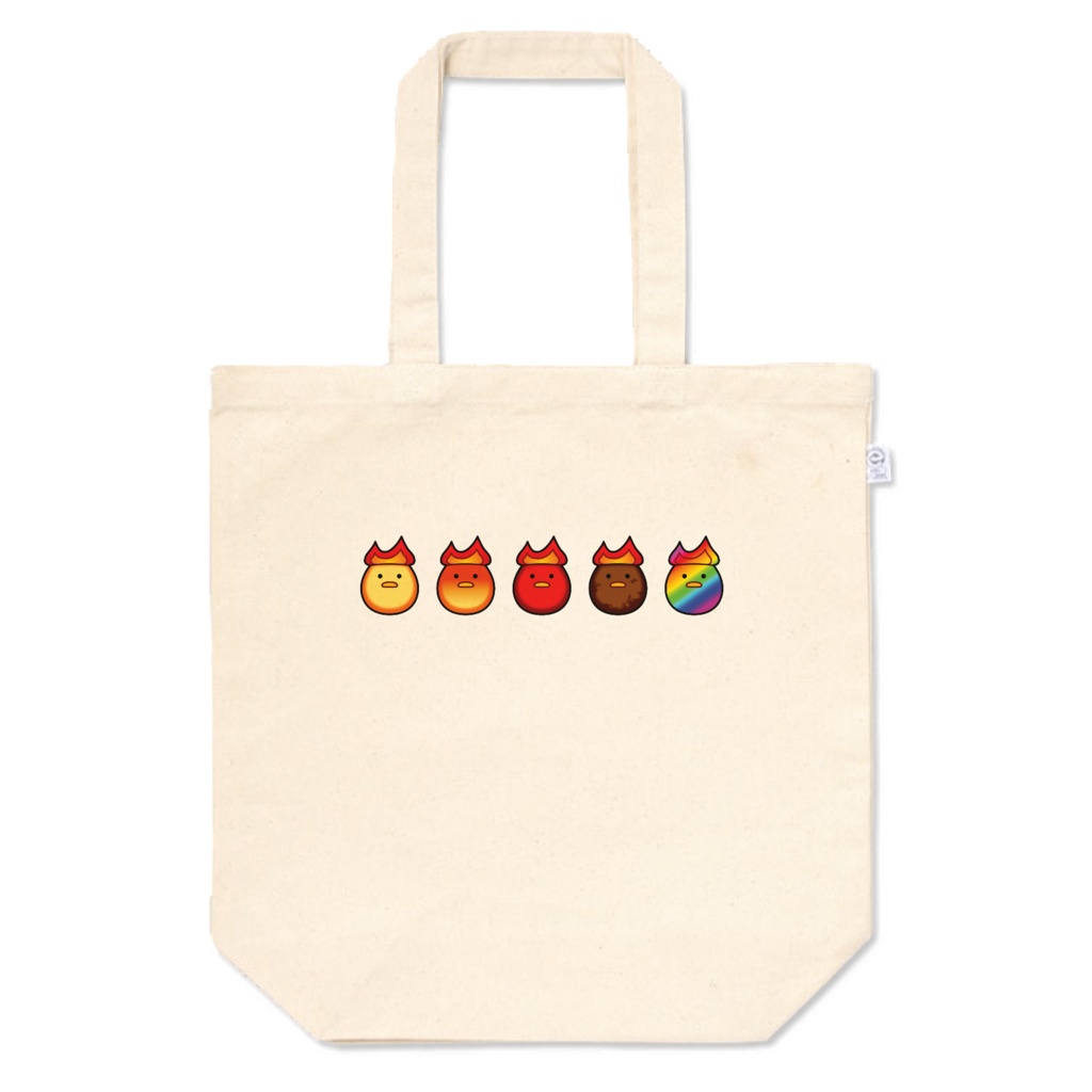 【常設・復刻】「火ヨコの整列」トートバッグ S~M