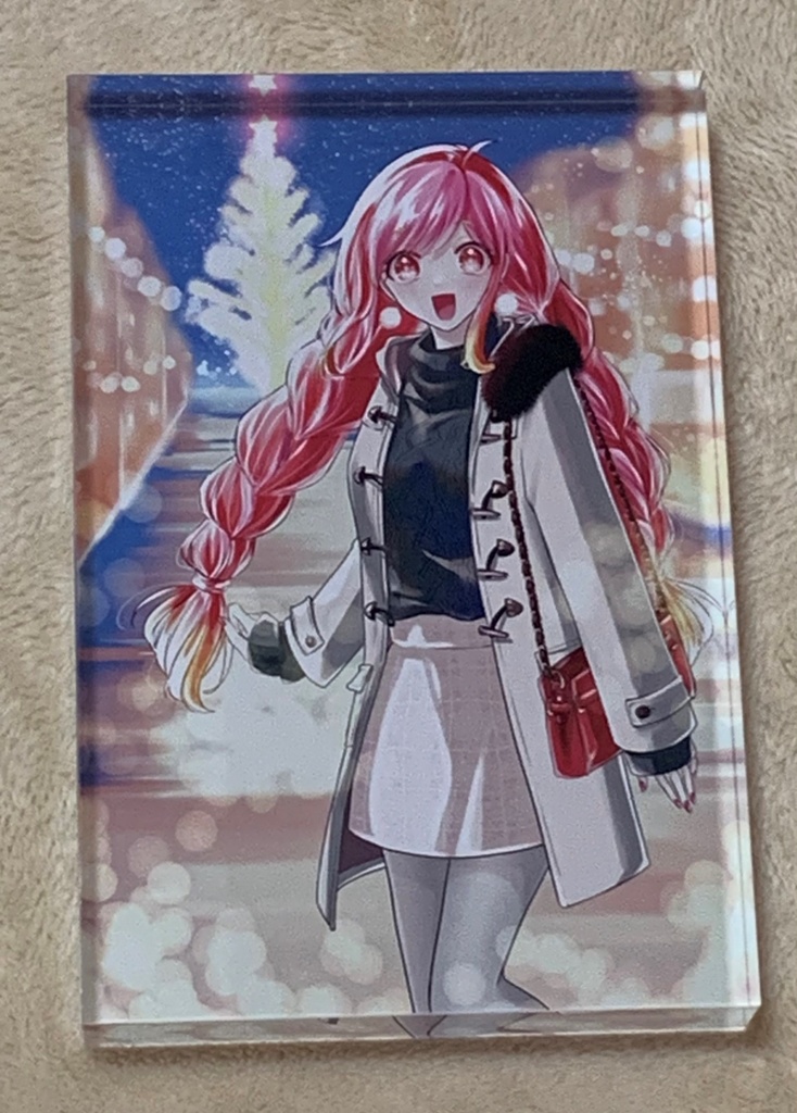 【販売終了】2022年クリスマス朱雀アクリルブロック※クリアタイプ