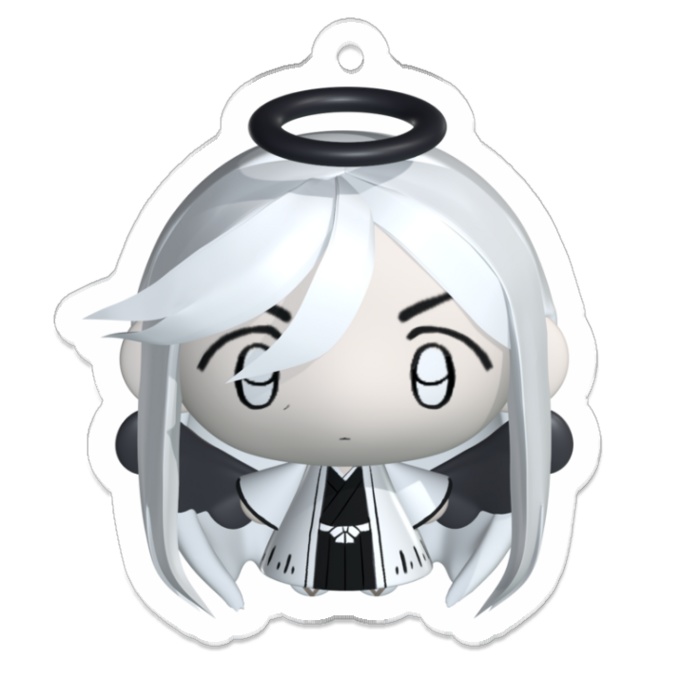 天使浮竹アクリルキーホルダー