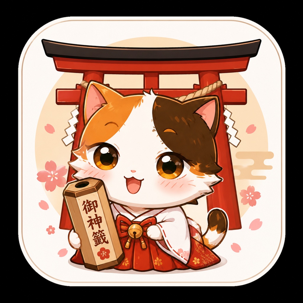毎日のお楽しみ！可愛いおみくじアプリ「小福」PC/スマホ対応