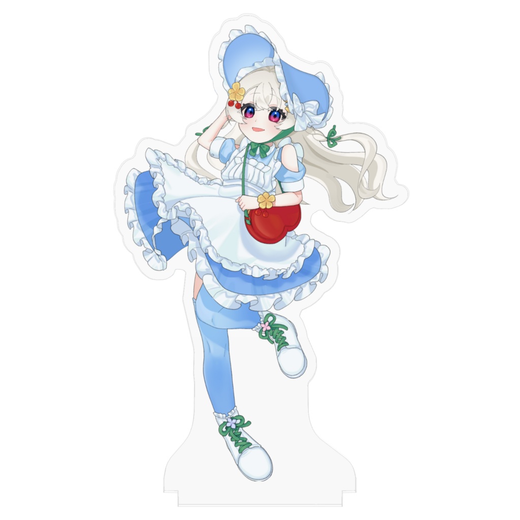 ソーダフロート 天気あめ キービジュアルアクリルスタンド