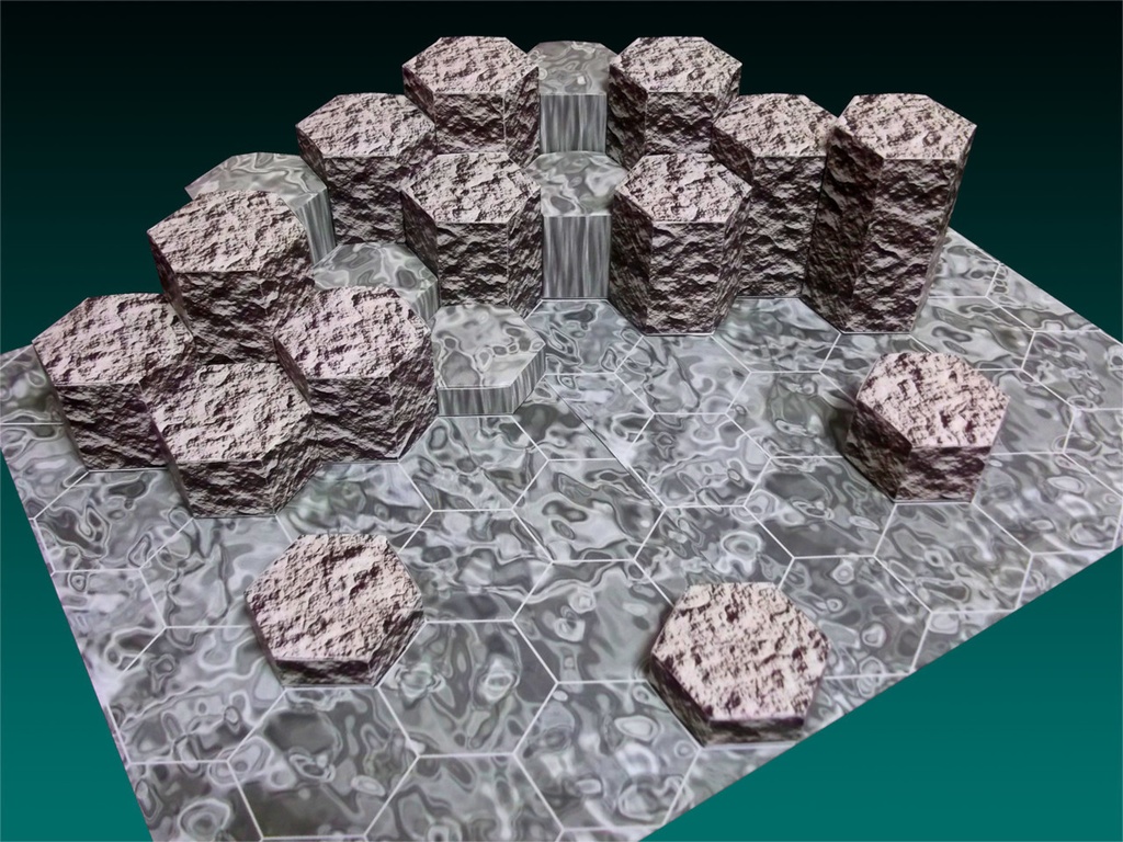 ダンジョンウォール 地形へクス アソート