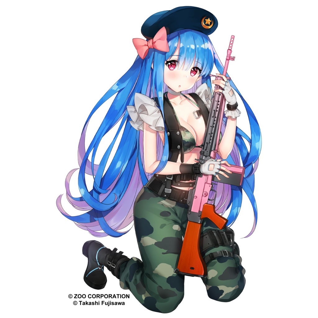 『りっく☆じあ~す』和歌山 恵美 (迷彩ビキニVer) アクリルキーホルダー