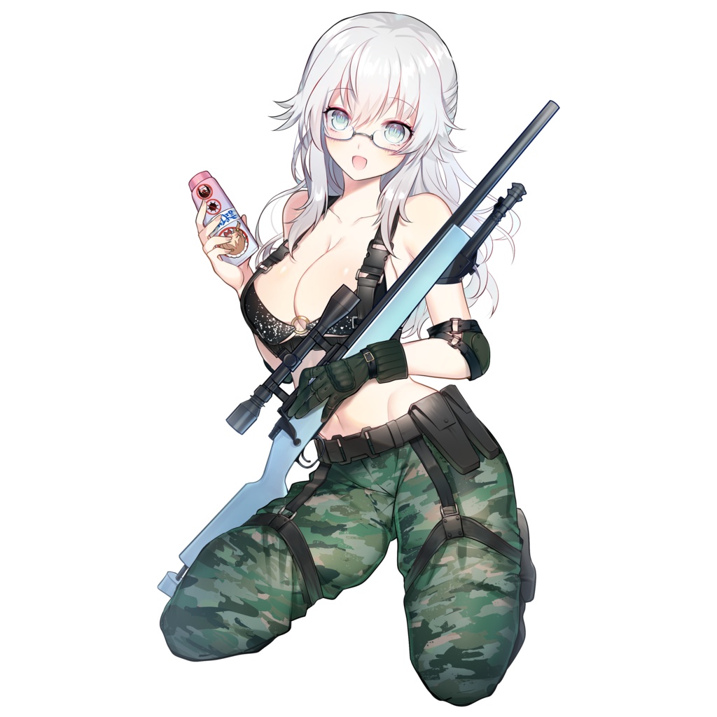 『りっく☆じあ~す』高遊原 晴子 (迷彩ビキニVer) アクリルフィギュア