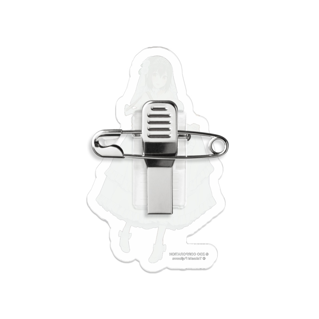 『りっく☆じあ~す』市ヶ谷 愛 (ウェディングVer) アクリルバッジ