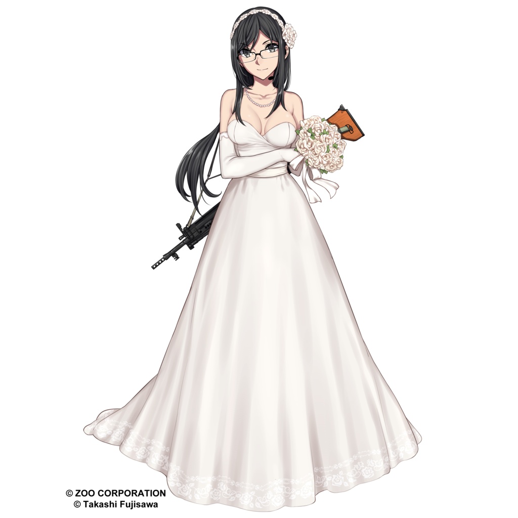 『りっく☆じあ~す』鯖江 静香 (ウェディングVer) アクリルキーホルダー