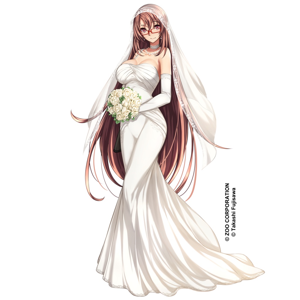 『りっく☆じあ~す』仙台 智香 (ウェディングVer) アクリルキーホルダー