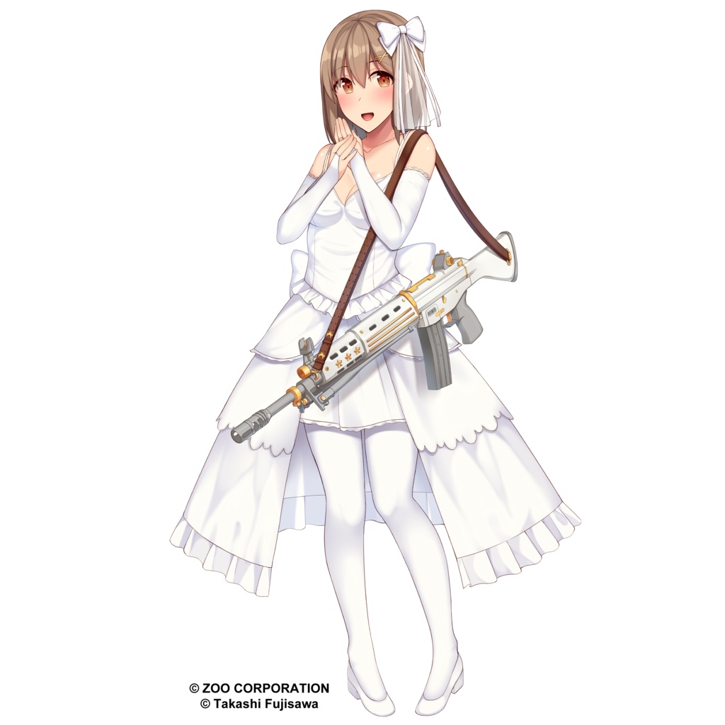 『りっく☆じあ~す』金沢 香林 (ウェディングVer) アクリルバッジ