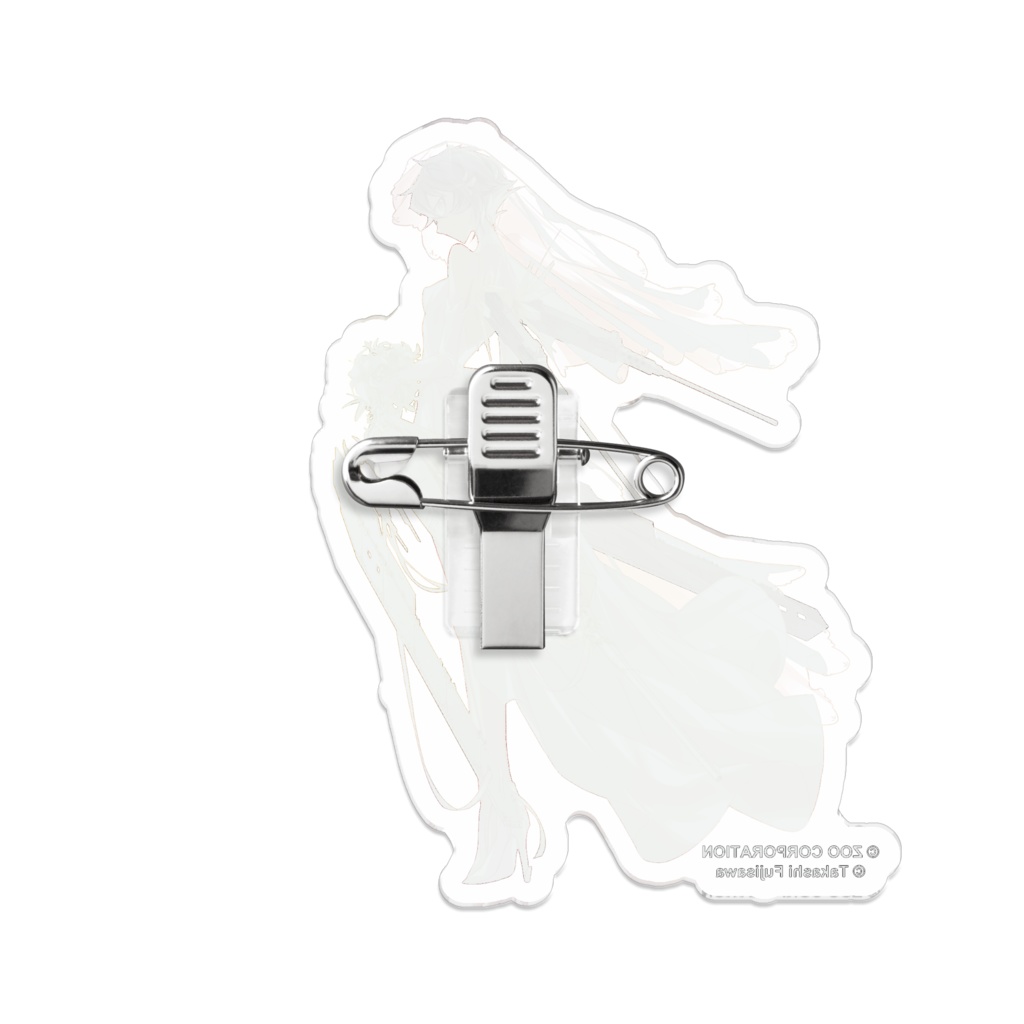 『りっく☆じあ~す』10式戦車8tk. (ウェディングVer) アクリルバッジ