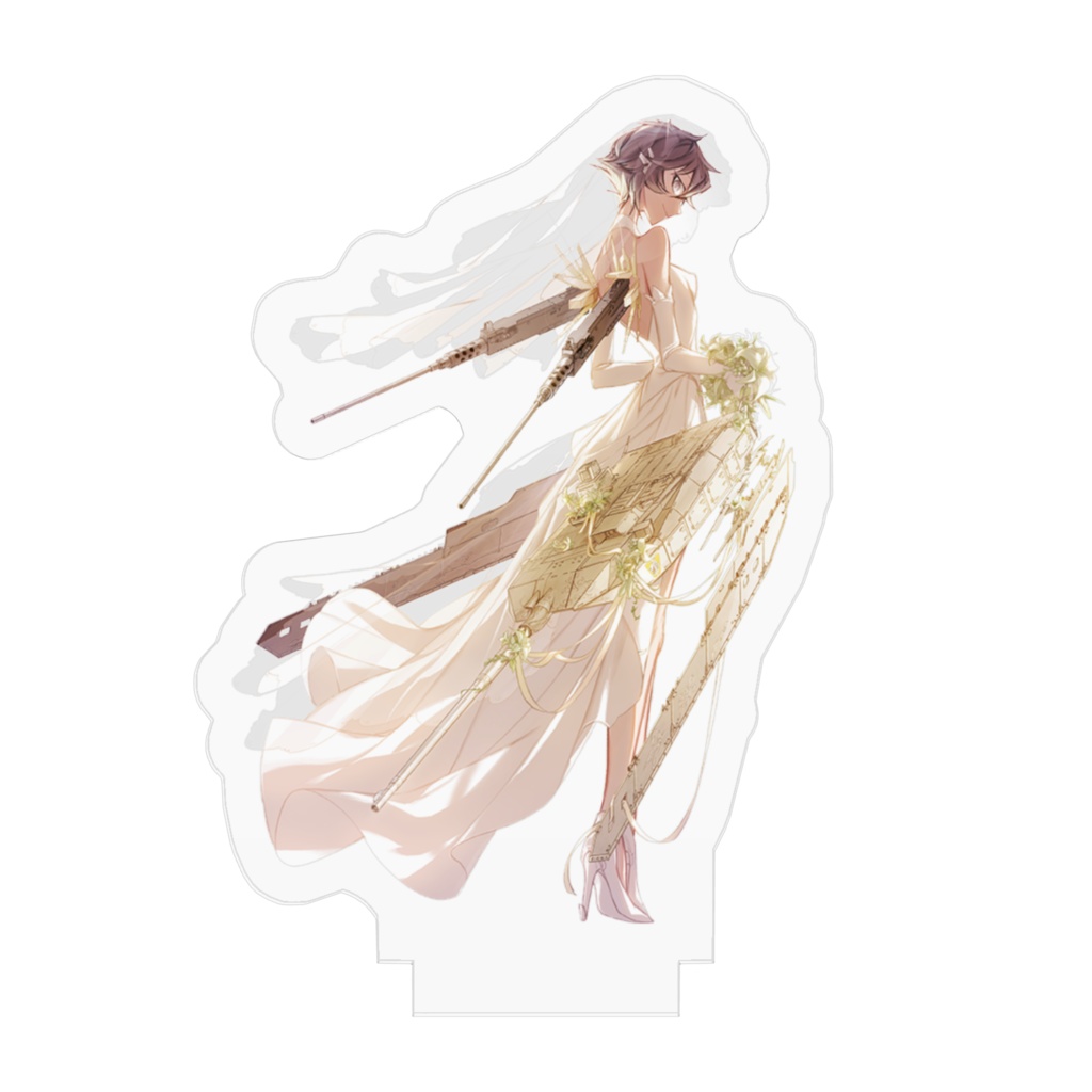 『りっく☆じあ~す』10式戦車8tk. (ウェディングVer) アクリルフィギュア