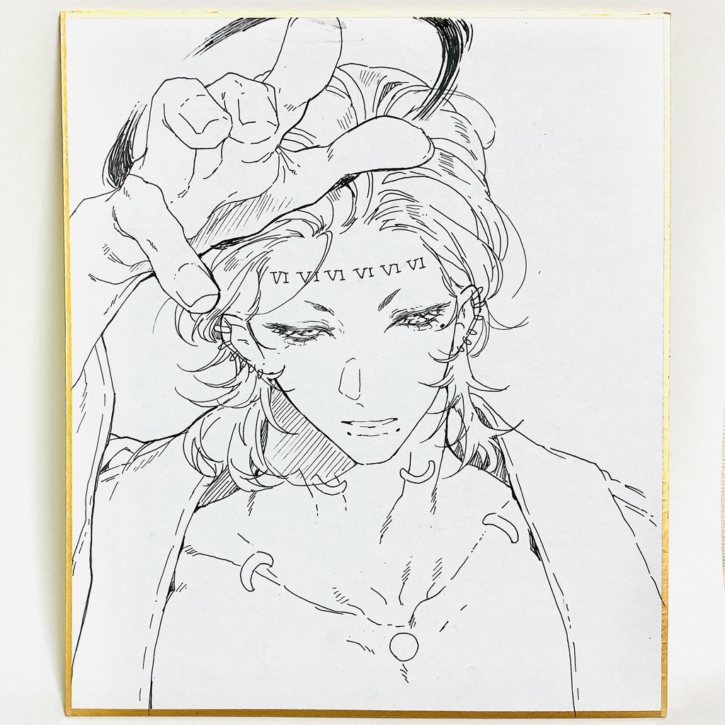 ベルフェゴール_色紙(18cm×22cm )