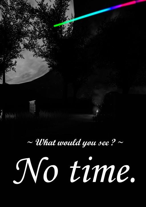 VRChat【No time.】 ワールドポスター