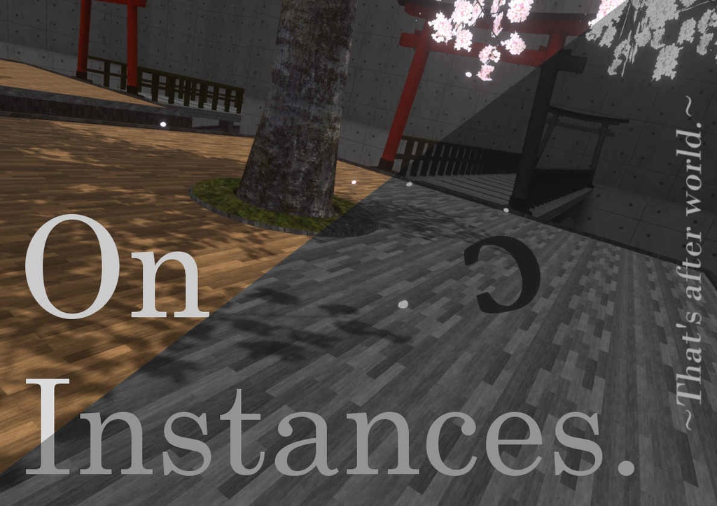 VRChat【On Instances.】 ワールドポスター