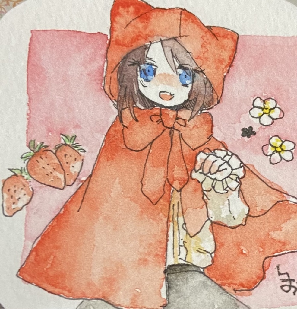 ドローイング・いちご