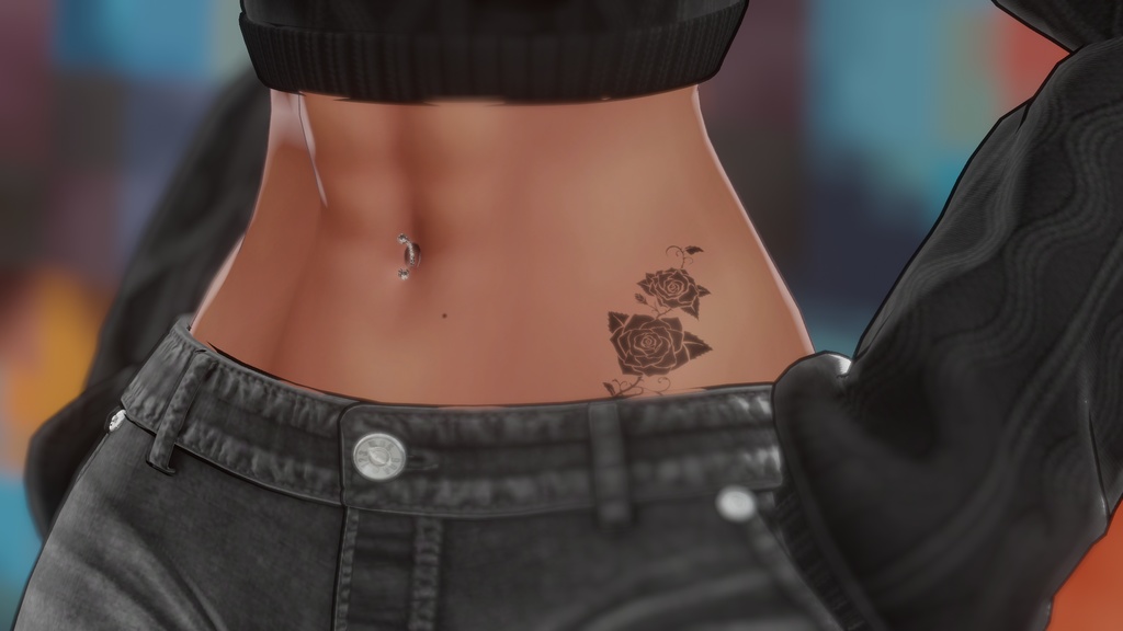 【VRC】バラタトゥーデカール