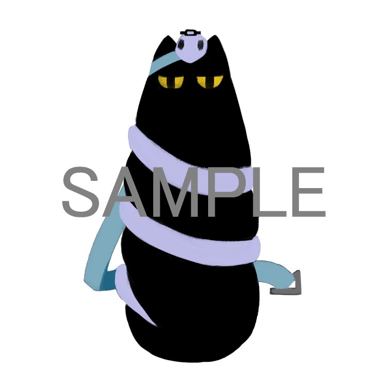 自立ミニアクスタ(ねこへび)