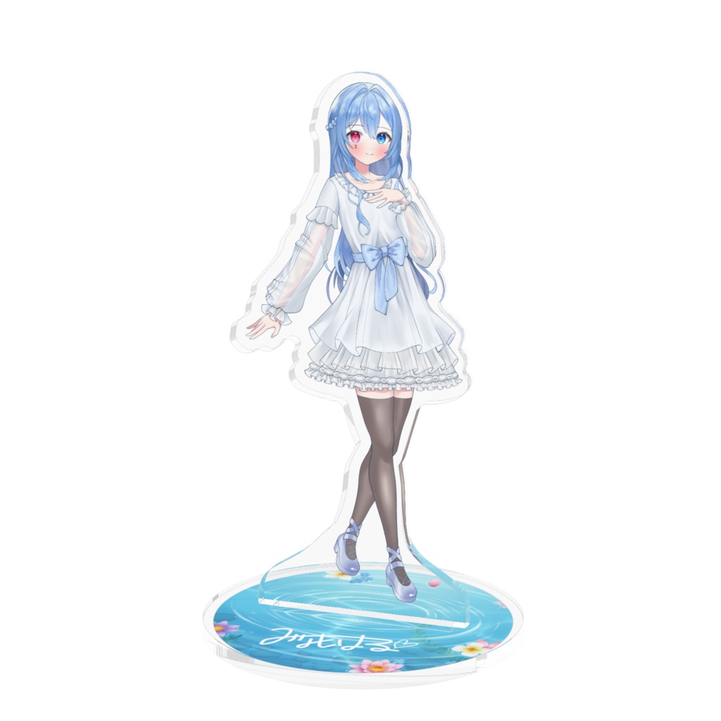 【お迎えしてね🩵】デスクでもハルちゃんと一緒！初めてのアクスタ100mm